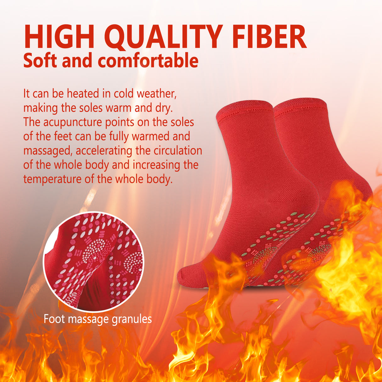 Self-Heating Massage Socks, Winter Outdoor Sports Wind And Cold Foot Care Massage Socks - V.I.P Digital Presence
