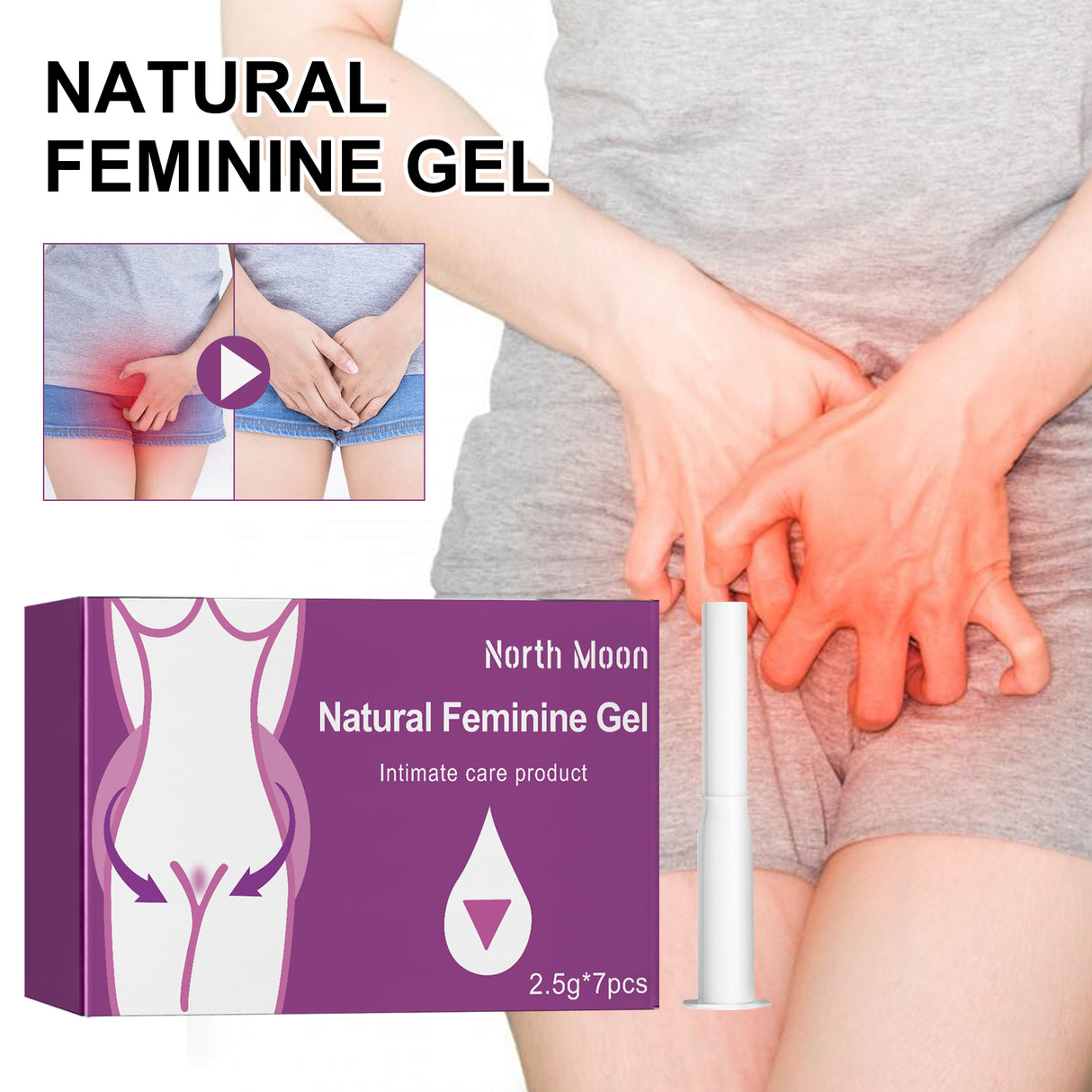 Natural Feminine Gel, Women's Deodorizing Body Odor Relief Itchy Discomfort Care Gel - V.I.P Digital Presence