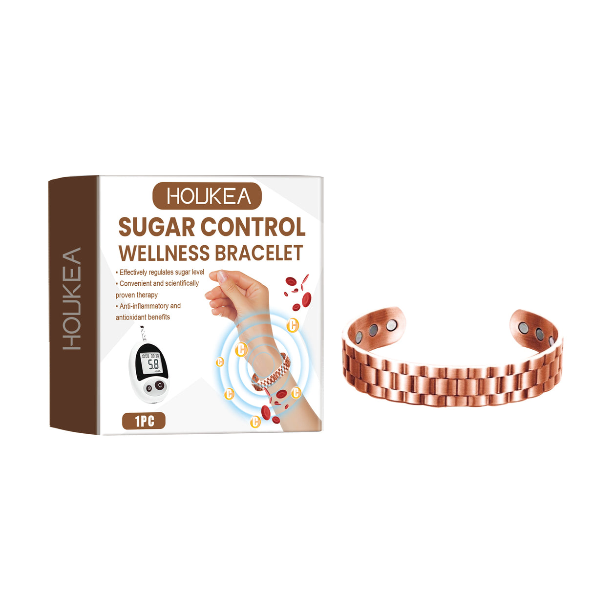 Sugar Bracelet, The Elderly Body Health Care To Relieve Discomfort, Hand In Hand To Decorate Sugar Bracelet - V.I.P Digital Presence