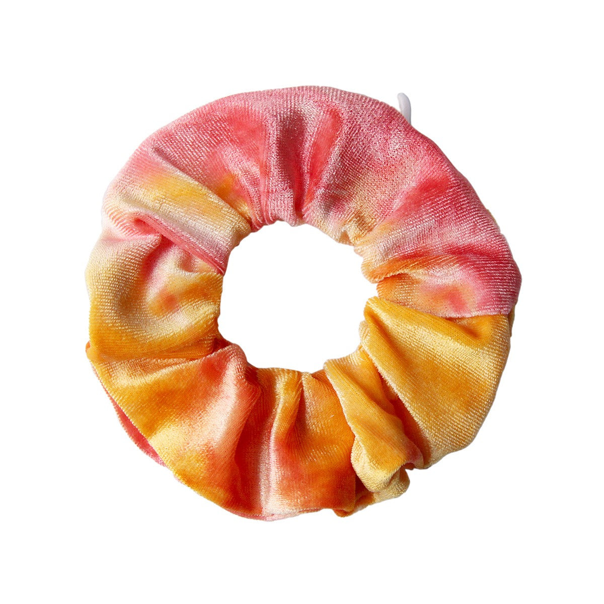 Tie dye velvet zipper large intestine loop - V.I.P Digital Presence