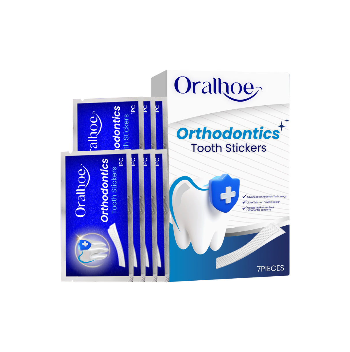 Orthodontic Stickers Remove Stains Yellow Dirt Clean Teeth Fresh Care Portable Stickers - V.I.P Digital Presence