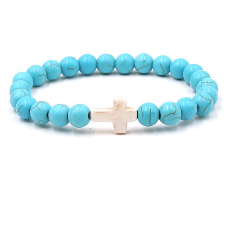 Fashion bead jewelry cross bracelet - V.I.P Digital Presence