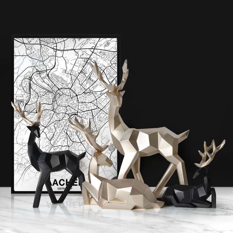 Home Fortune Deer Resin Decoration Home Decoration Living Room Decoration - V.I.P Digital Presence
