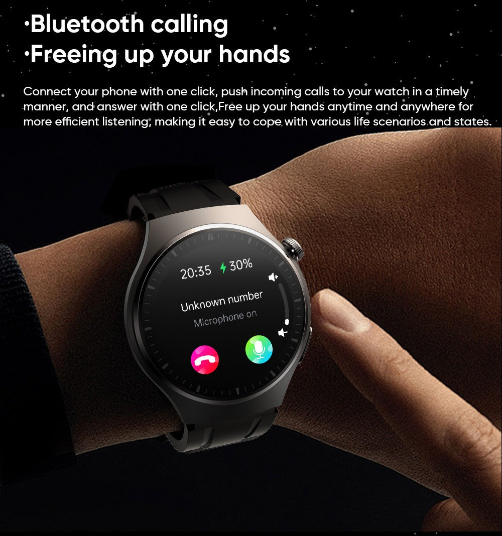 Smart watch non-invasive blood glucose measurement AMOLED ECG heart rate monitoring Bluetooth call sports watch - V.I.P Digital Presence