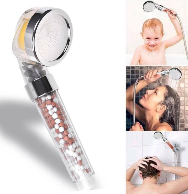 Fragrance Anion Shower Nozzle Set Adjustable Quick Connection Removable Sprinkler Basin Bathing Tub Fountain Home - V.I.P Digital Presence