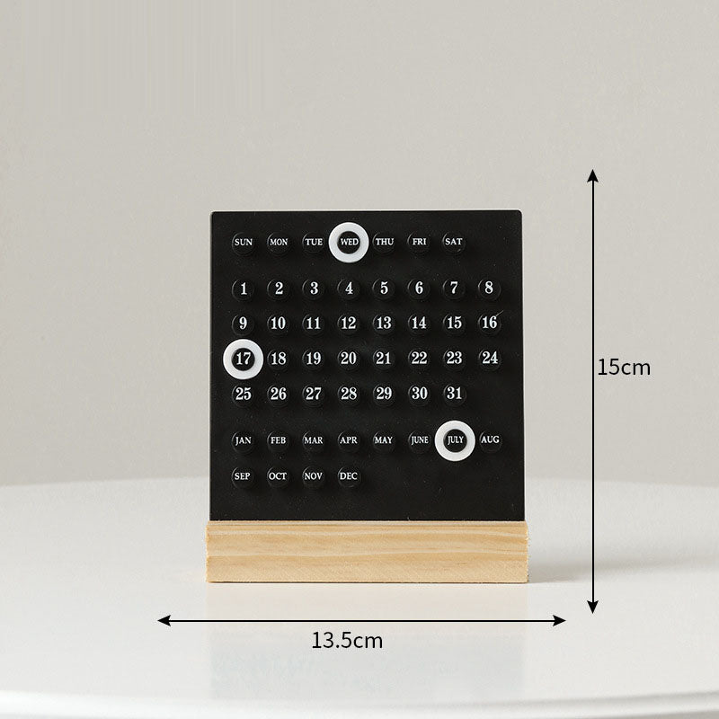 Creative high aesthetic ring calendar 2023 perpetual calendar desk calendar personalized office desktop decoration ornaments sho - V.I.P Digital Presence