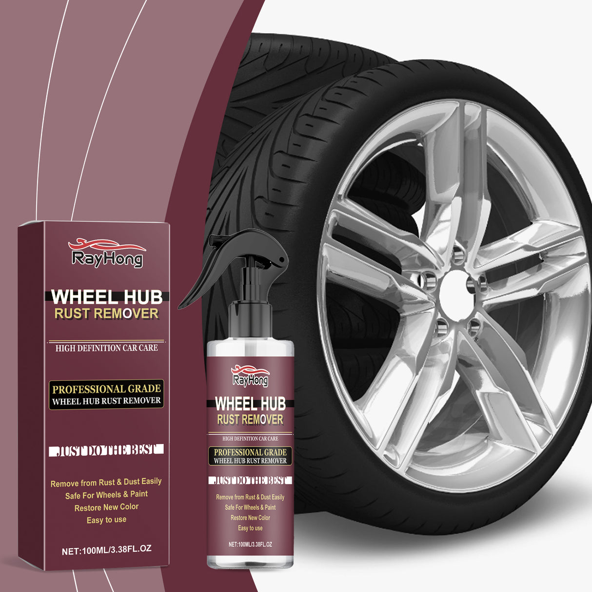 Automobile Wheel Rust Remover, Wheel Rust Remover Spray Rim Rust Remover Polishing Clean Wheel Rust Remover - V.I.P Digital Presence