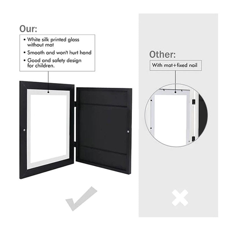 Children Art Frames Magnetic Front Open Changeable Kids Frametory for Photo Drawing Paintings Pictures Display - V.I.P Digital Presence
