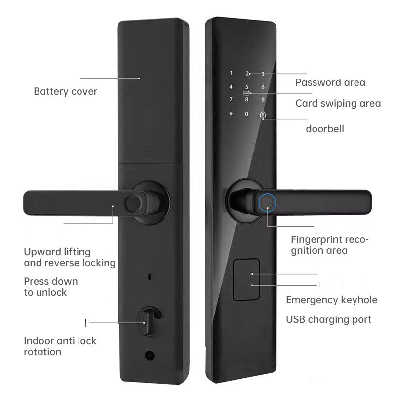 Smart electronic lock fingerprint lock Smart door lock - V.I.P Digital Presence