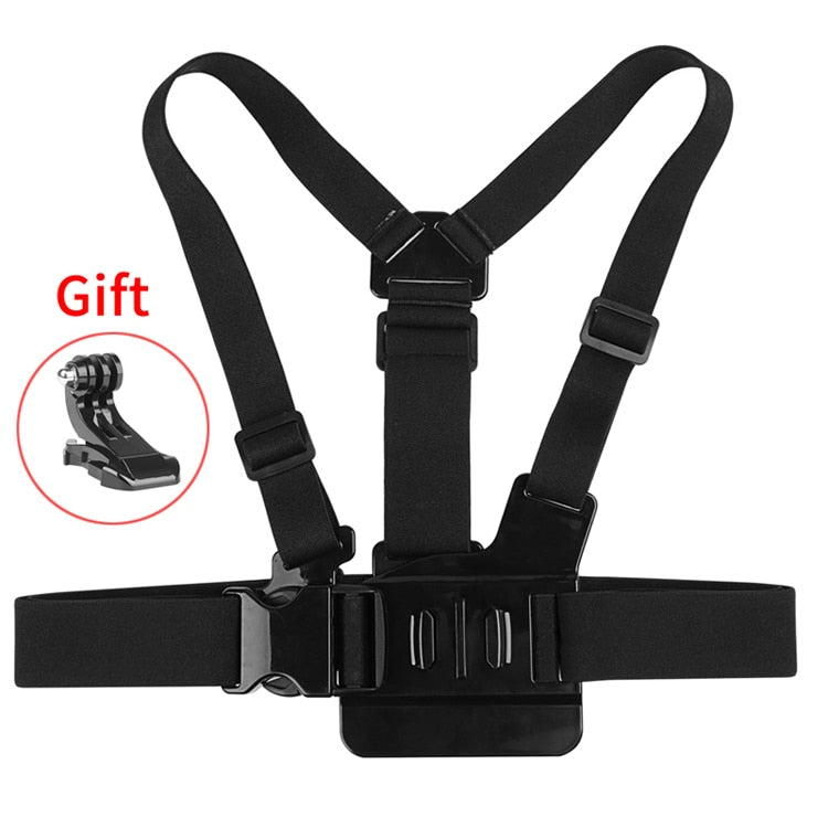 SHOOT Adjustable Harness Chest Strap Head Strap Belt for GoPro Hero 9 8 7 5 Black Xiaomi Yi 4K Sjcam Sj4000 Go Pro 7 8 Accessory - V.I.P Digital Presence