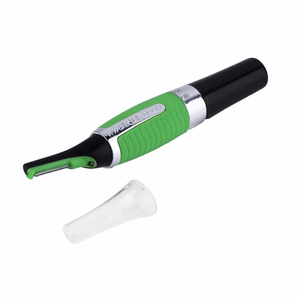 Micro Precision Eyebrow Ear Nose Trimmer Removal Clipper Shaver Personal Electric Built In LED Light Face Care Hair Trimmer - V.I.P Digital Presence