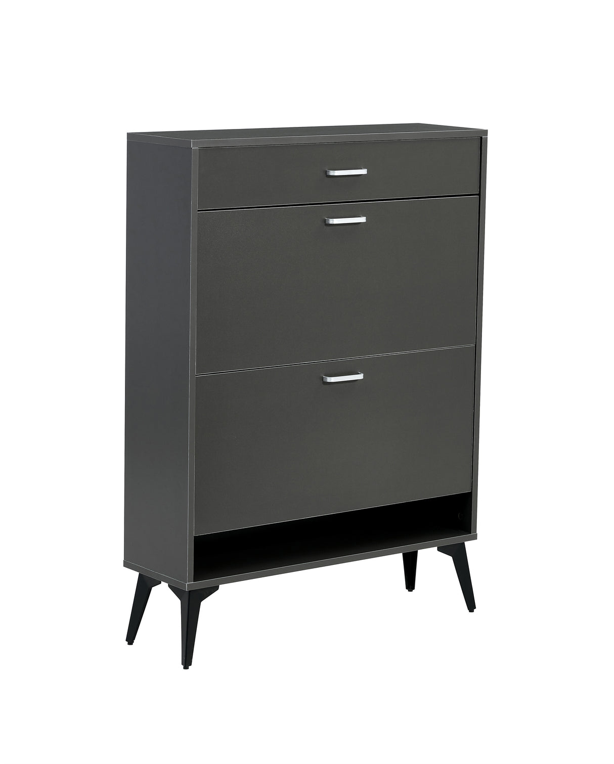 Shoe Cabinet , Shoe storage shelves, Grey - V.I.P Digital Presence