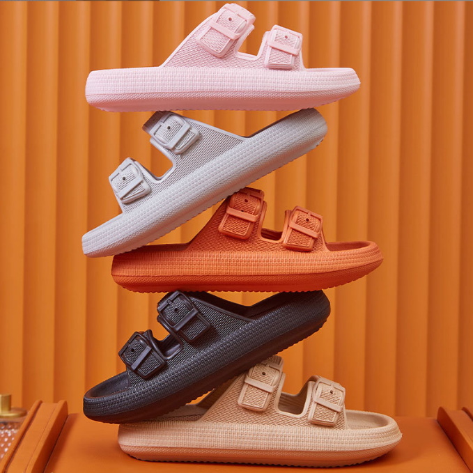 Thick soled slippers Summer home bathroom anti slip and fecal feeling Soft soled couple EVA slippers Male - V.I.P Digital Presence