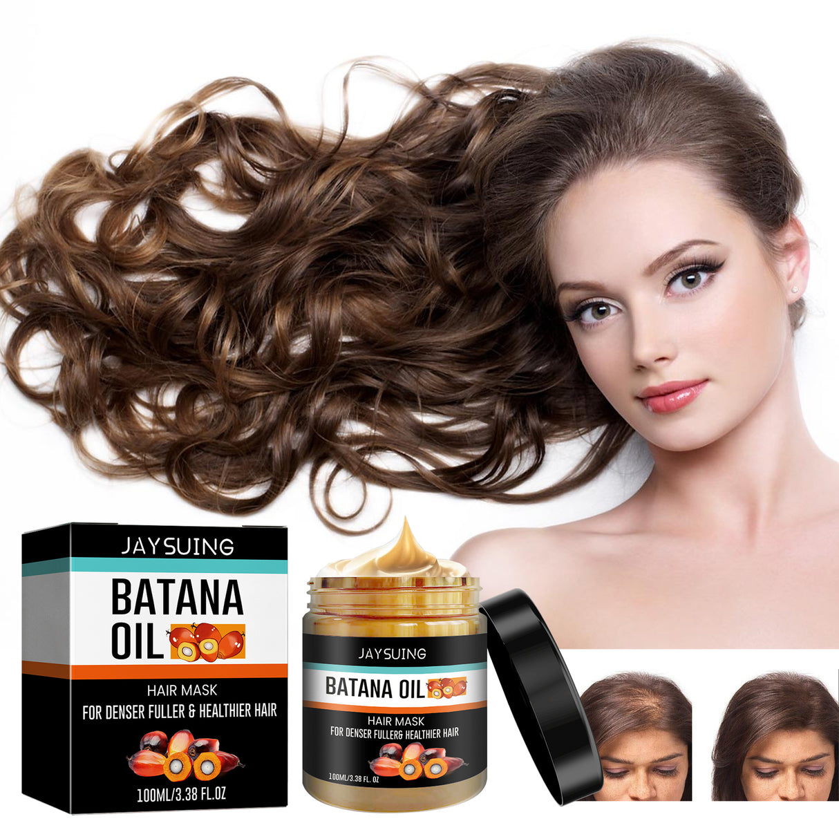 Batana Dense Hair Mask Solid Hair Dense Hair Deep Moisturizing Repair Dye Perm Hair Care Mask - V.I.P Digital Presence