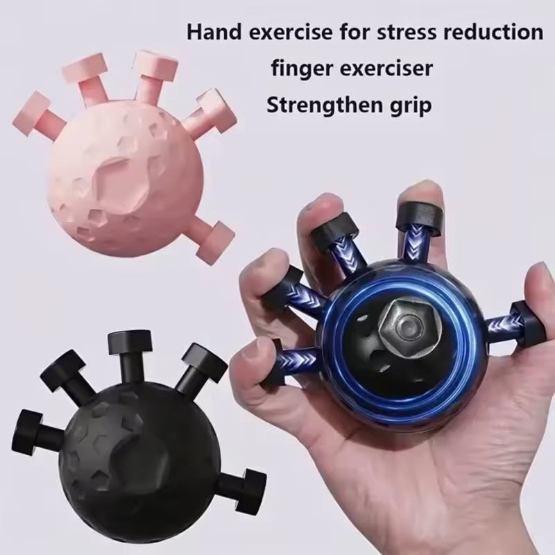 Finger strength device hand exercise decompression Finger pressing ball grip ball decompression wrist grip - V.I.P Digital Presence
