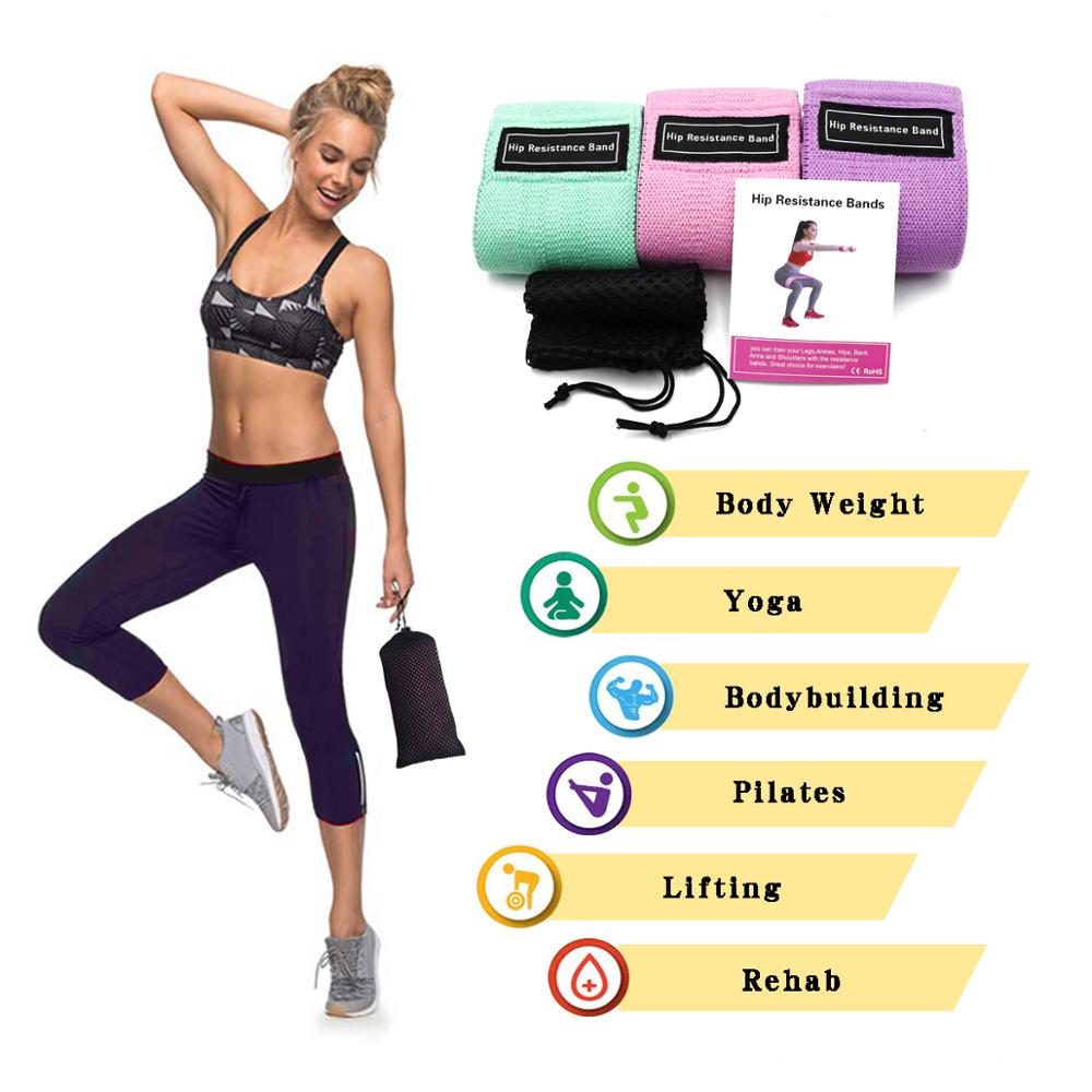 Resistance Bands 3-Piece Set Fitness Rubber Bands Expander Elastic Band For Fitness Elastic Bands Resistance Exercise Equipment - V.I.P Digital Presence