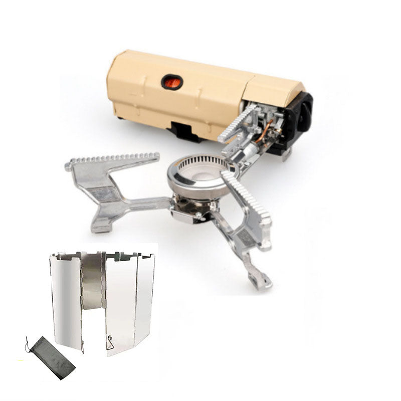 Folding Card Stove Outdoor Camping Picnic Gas Stove Portable Hotpot Stove Tea Cooker - V.I.P Digital Presence