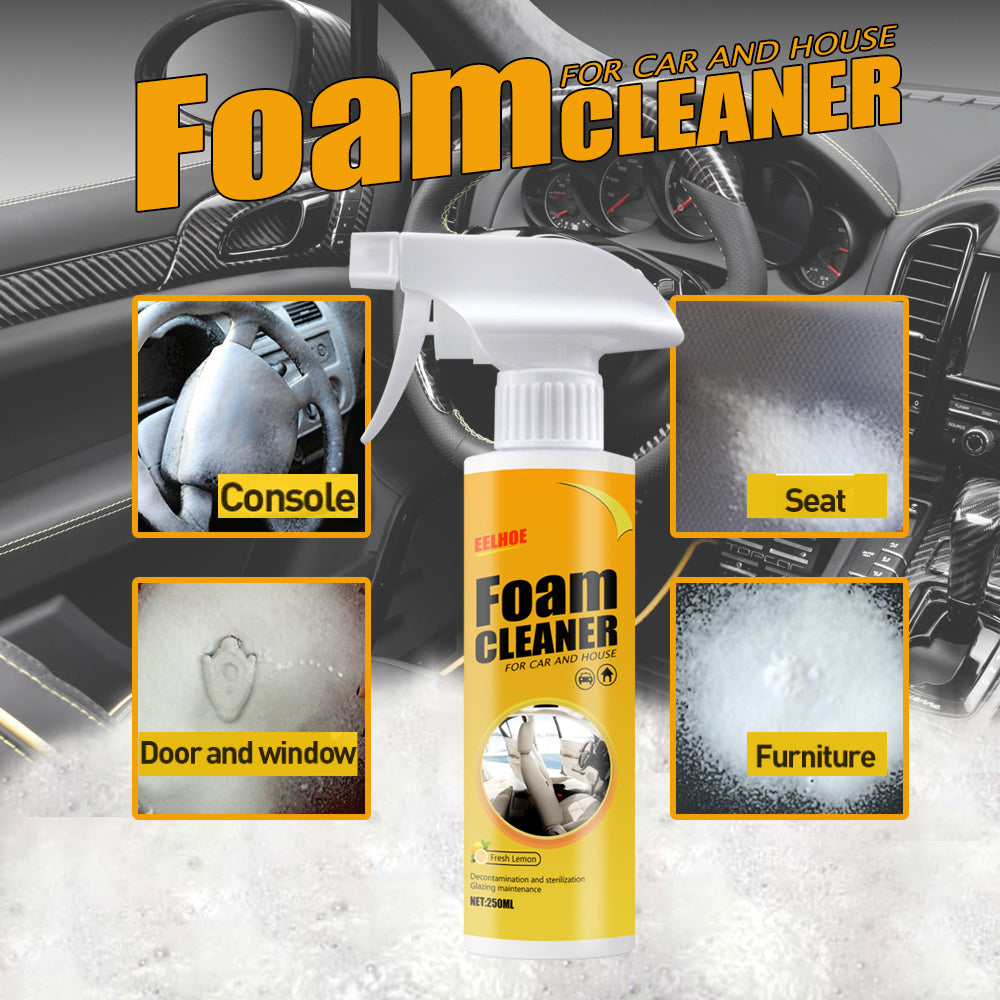 Multi-Purpose Foam Cleaner, Leather Seat Foam Head Cleaner Car Interior Decontamination Cleaning - V.I.P Digital Presence