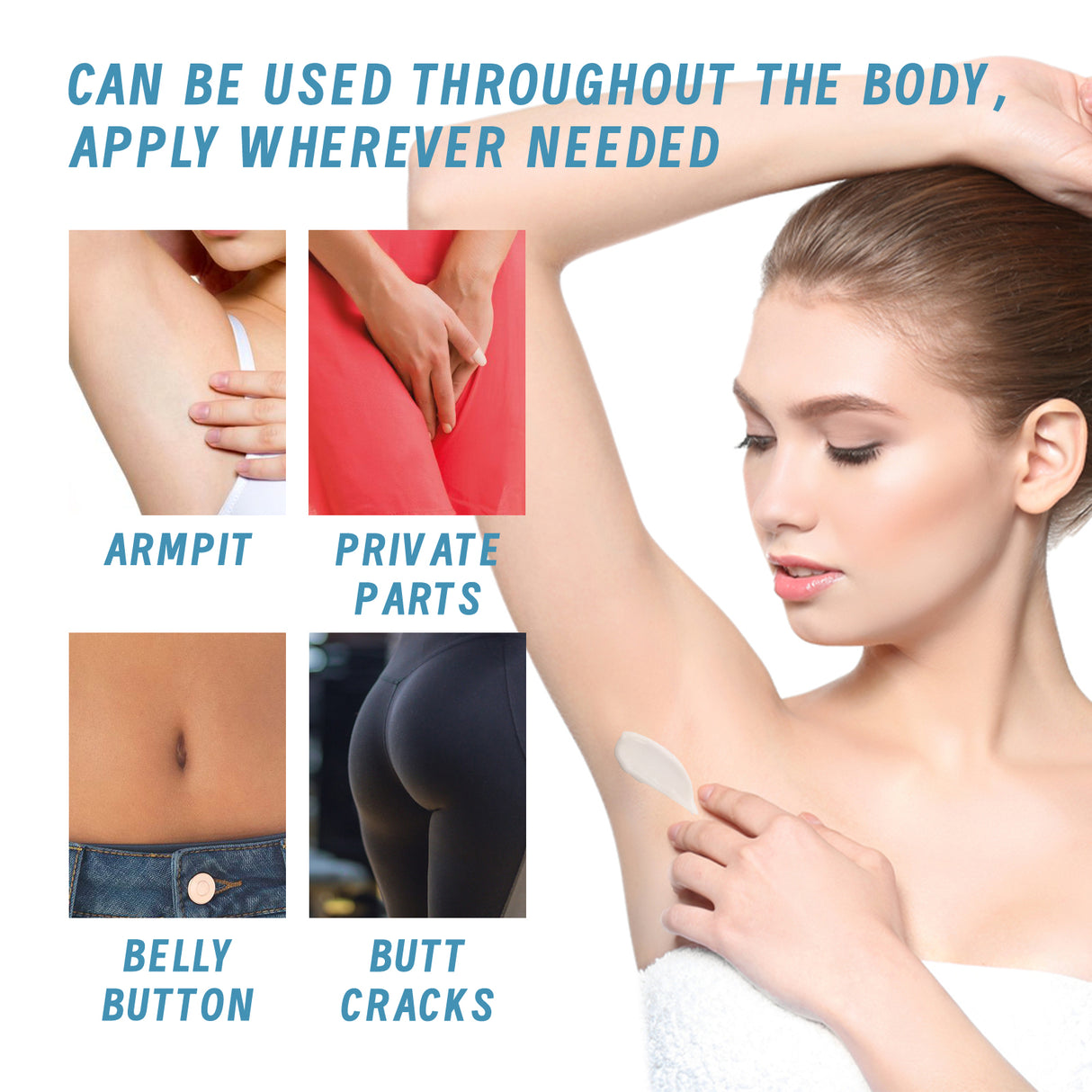 Whole Body Deodorant, Long Lasting Fragrance Clean Body Odor Body Odor Sweat Refreshing Fragrance Care Cream - V.I.P Digital Presence