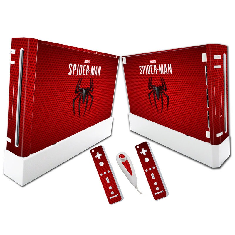 Suitable for WII stickers wii console cartoon protective film Spider-Man Fortress Night multiple styles without leaving glue - V.I.P Digital Presence