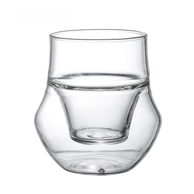 Household Double-Layer Anti-Scalding Hanging Ear Coffee Cup Insulated Milk Mug High Temperature Resistant Glass Tea Cups 120ml - V.I.P Digital Presence