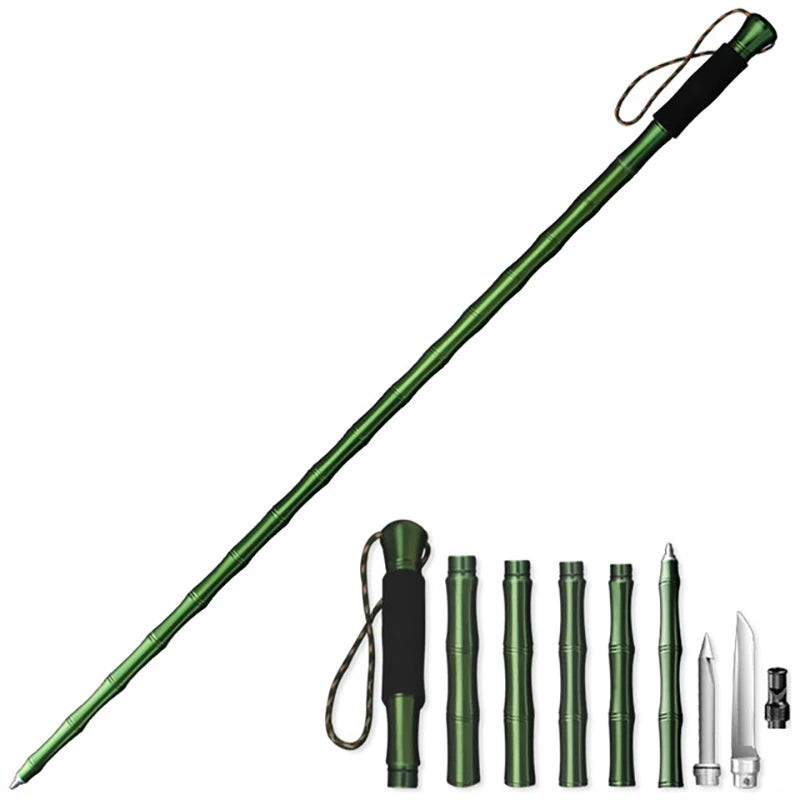Outdoor defense Tactical stick Alpenstock Hiking Camping equipment Multifunctional folding tools Walking Sticks - V.I.P Digital Presence