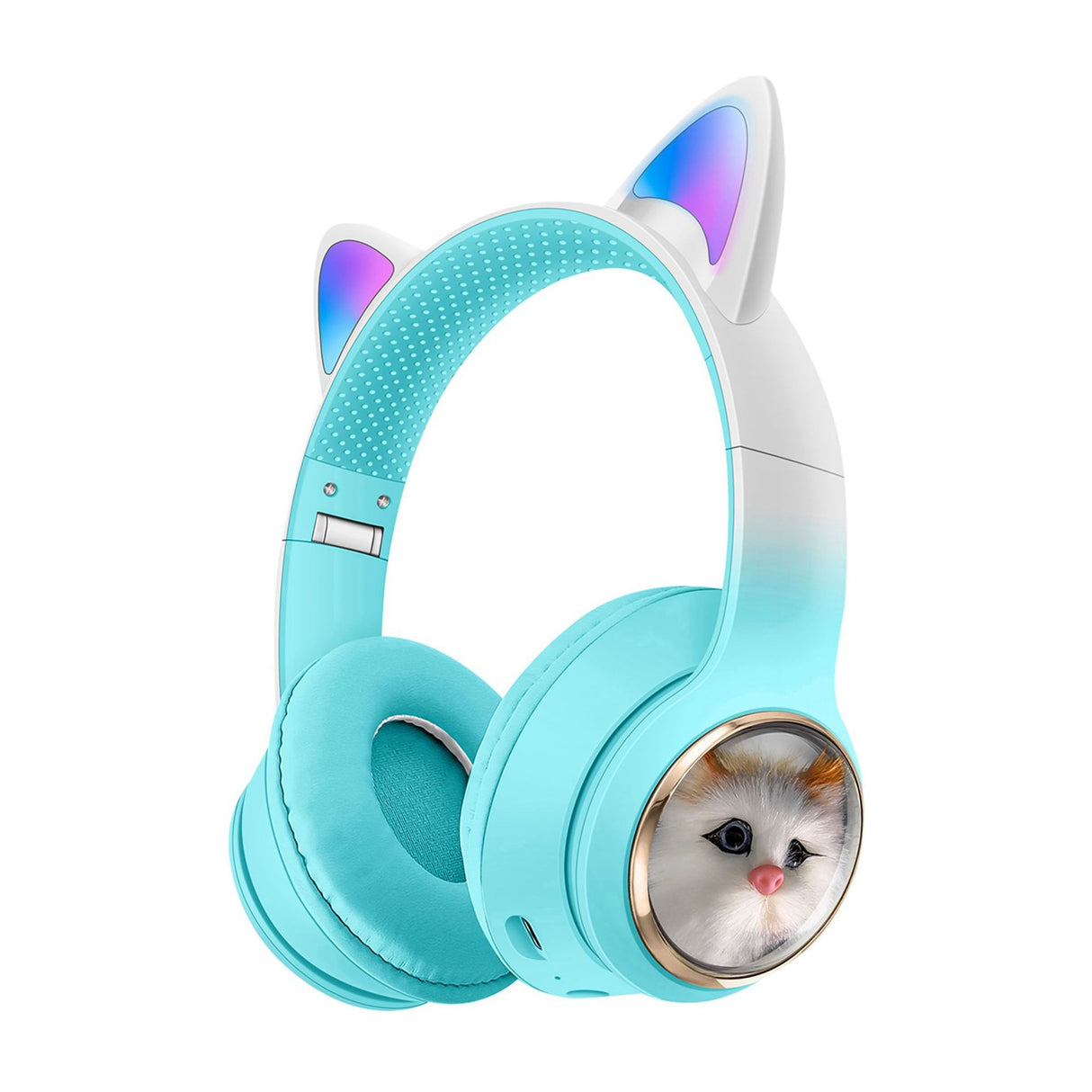 AKZ-09 Earphones Space Cabin Cartoon Simulation Cat Bluetooth Headwear Large Battery Earphones Foldable - V.I.P Digital Presence
