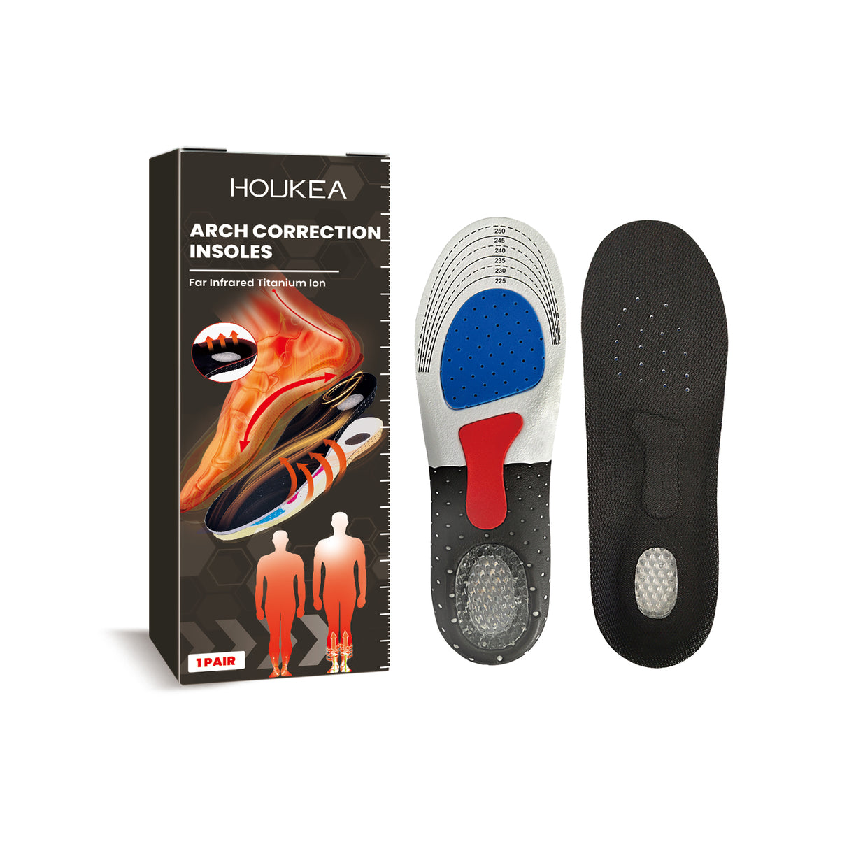 Corrective Foot Insoles, Arch Support Insole Non-Slip And Wear Resistant Foot Posture Correction Insole - V.I.P Digital Presence
