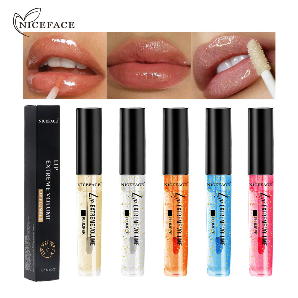 NICEFACE Gold Foil Lip Liquid Moisturizing And Lightening Lip Lines Wiping Out Beautiful Lip Artifact Lip Oil - V.I.P Digital Presence