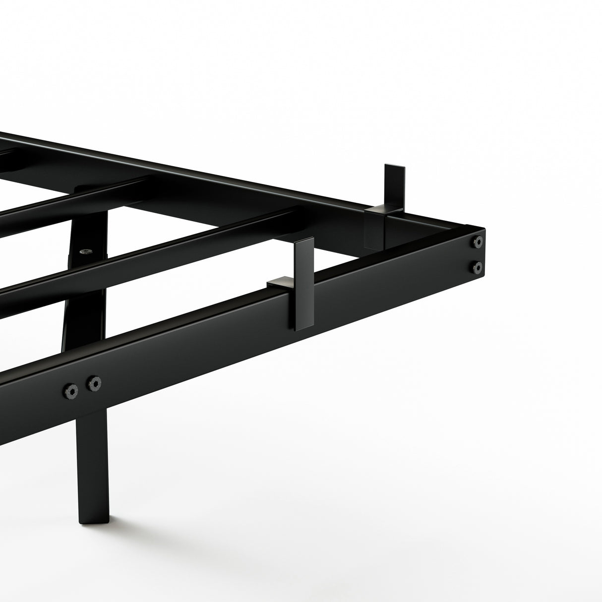 Floating Bed Frame King Size with LED Lights & charging station, Metal Platform Queen Bed, 79.9'' L x 76.2'' W x 7.9'' H. - V.I.P Digital Presence