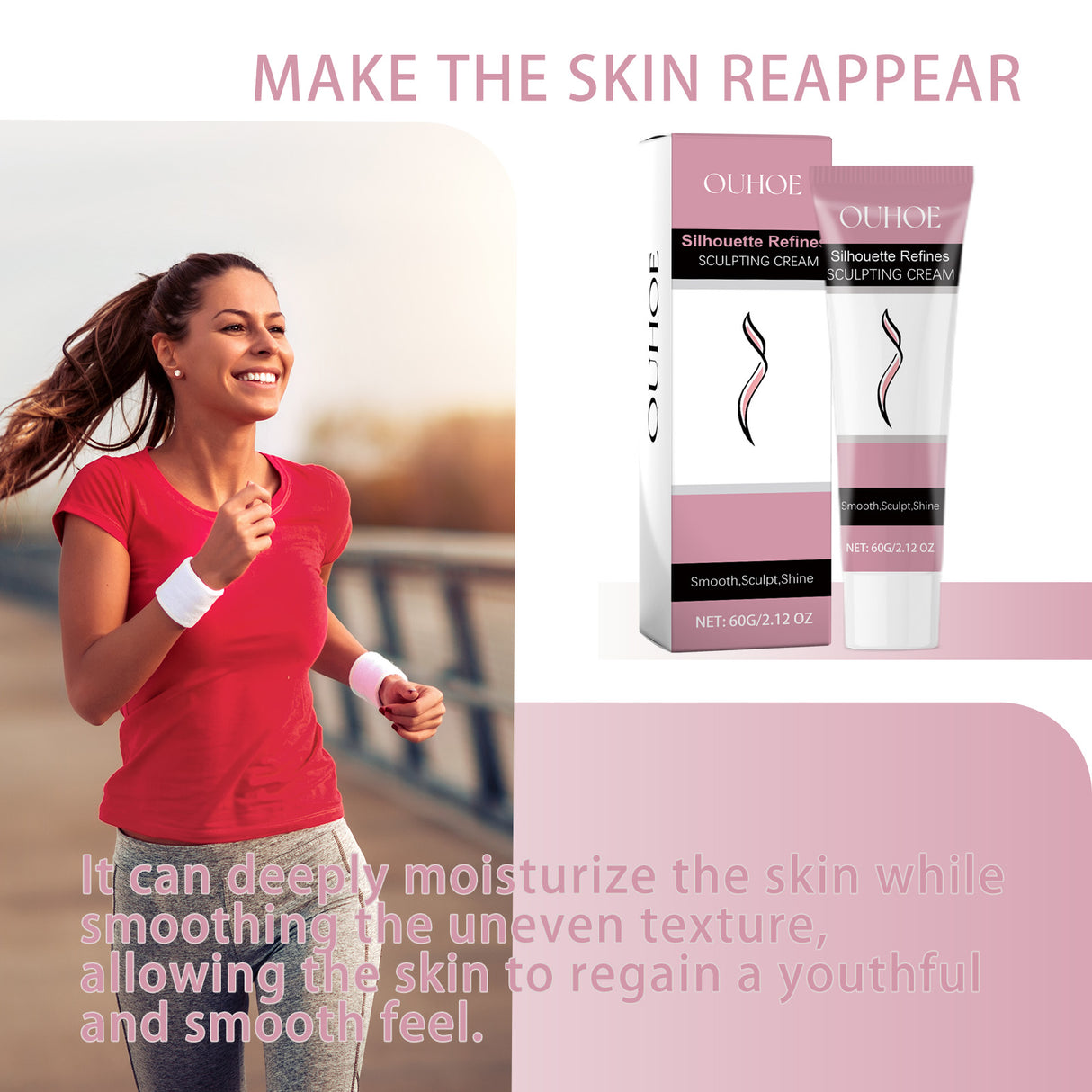 Silhouette Refines Sculpting Cream, Relax The Muscle Belly In Compact Leg Arm Proud Flesh Model Body Slimming Massage Cream - V.I.P Digital Presence