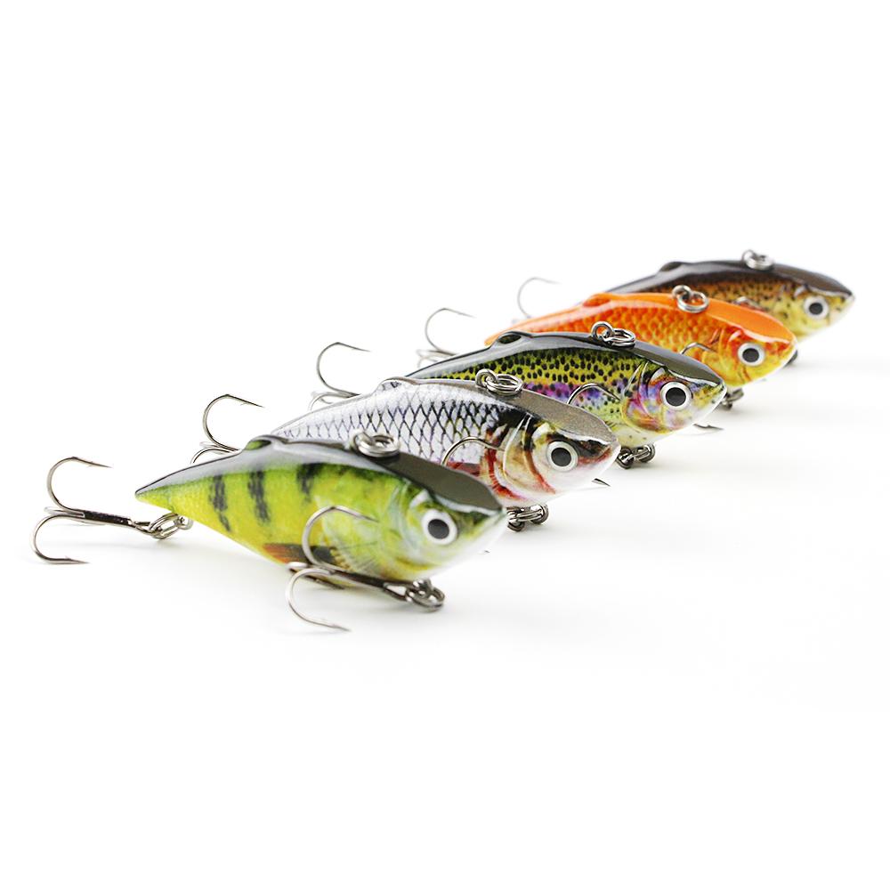Mmlong 2.5/8.6g Vib Crankbait Lifelike Fishing Lure Slow Sinking Hard Fish Wobbler Pes