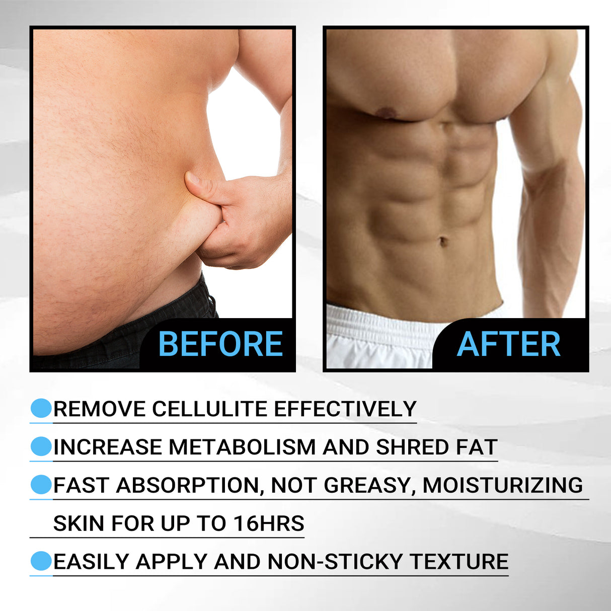 Men's Firming Body Oil, Strengthens Firming Belly Chest Muscles Men's Toning Abs Oil - V.I.P Digital Presence