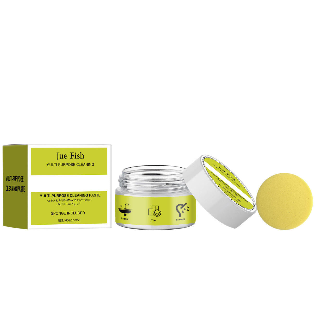 Multi-Purpose Cleaning Paste Household Kitchen Bathroom Furniture Grease And Scale Multi-Purpose Cleaner - V.I.P Digital Presence