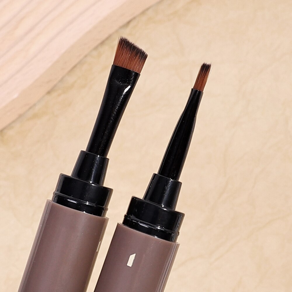 Waterproof Brown Grey Eyebrow Dyeing Cream Pencil Natural Lasting Non-smudge Setting Dye Eye Brow Pen with Brush Makeup Cosmetic - V.I.P Digital Presence
