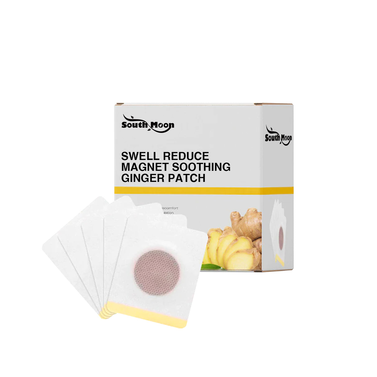Swell Reduce Magnet Soothing Ger Patch, Ginger Essence Massage Relief Leg Swelling Pain Firming Slimming Care Patch - V.I.P Digital Presence