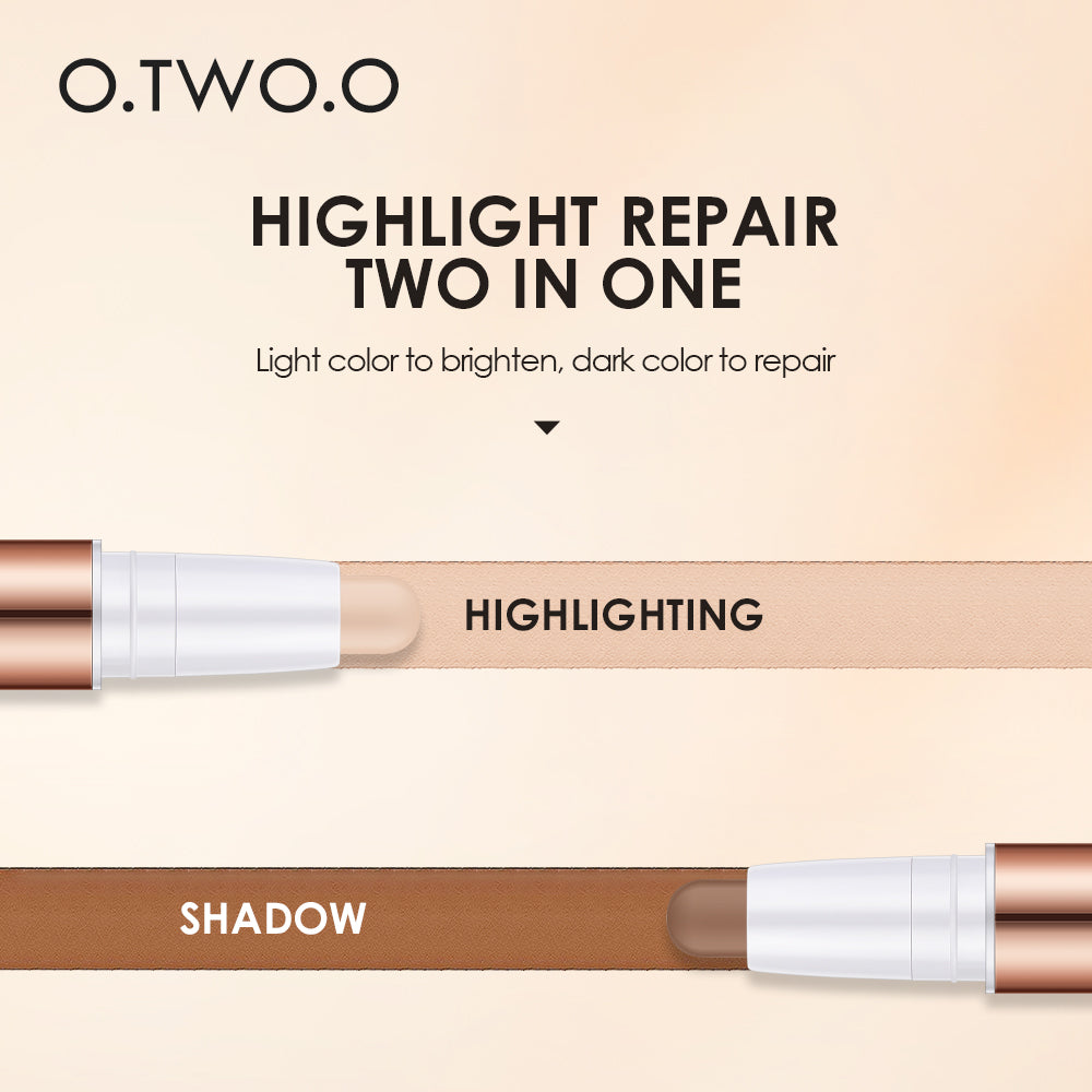 Radiant Modeling Face Light Shadow Double Head Repair Stick Clavicle Shadow Pen Face Three-Dimensional Highlight Concealer SC030 - V.I.P Digital Presence