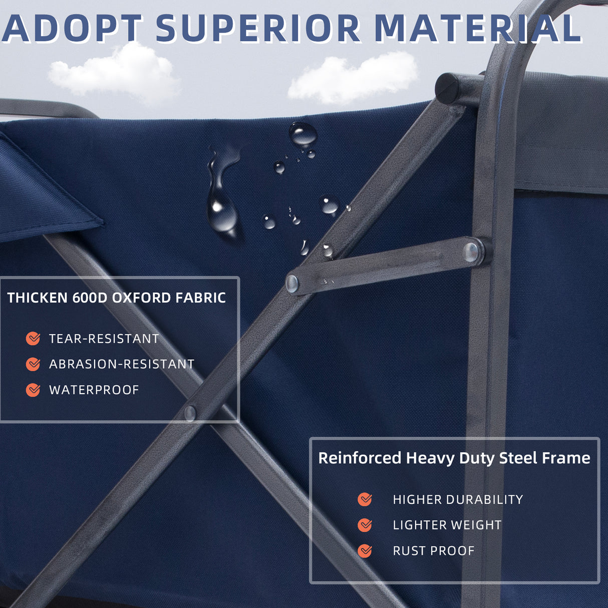 Outdoor Garden Multipurpose Micro Collapsible Beach Trolley Cart Camping Folding Wagon - V.I.P Digital Presence