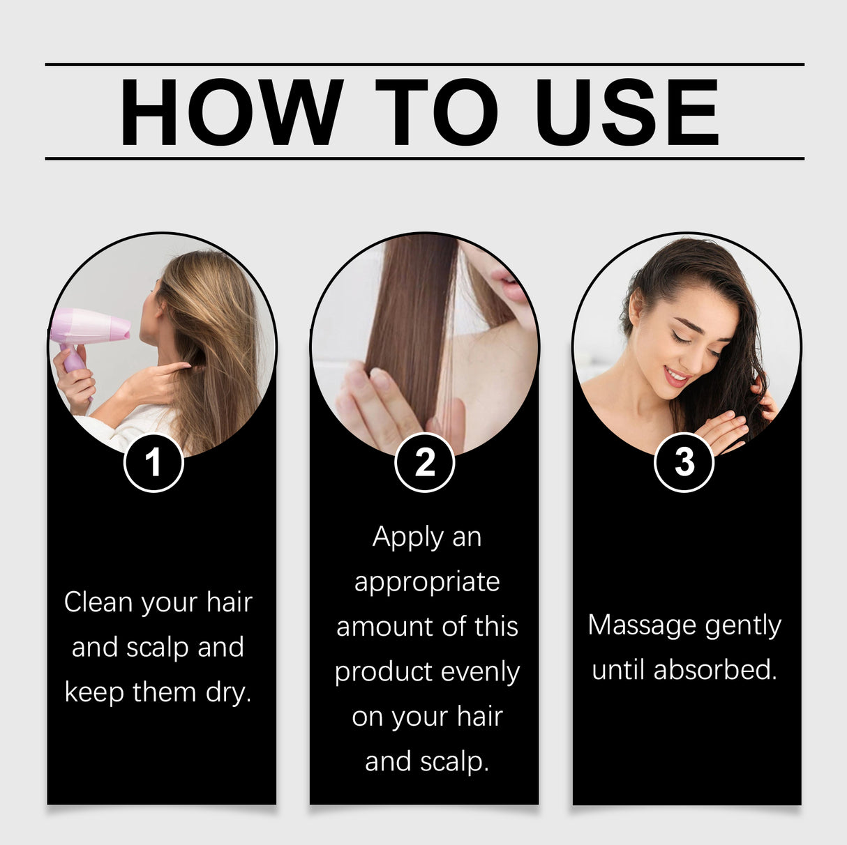 Black Sesame Hair Care Essence Nourishes Hair, Improves Dry Hair And Split Ends - V.I.P Digital Presence