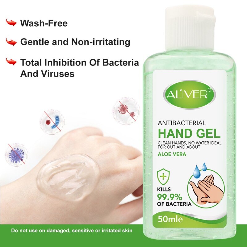 Hand Sanitizer Gel Bacteriostatic Gel Disinfection Sterilization Liquid Hand Soap Portable No-wash 50ML - V.I.P Digital Presence