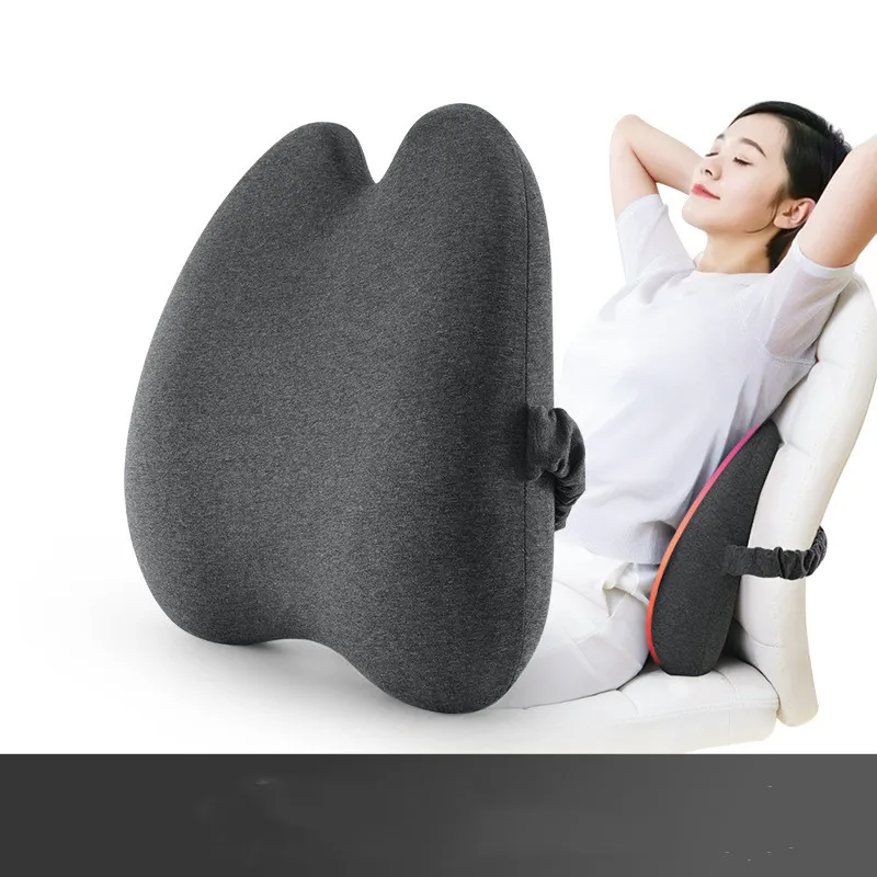 Lab Extra Dense Lumbar Pillow - Patented Ergonomic Multi-Region Firm Back Support for Lower Back Pain Relief - Lumbar Su - V.I.P Digital Presence