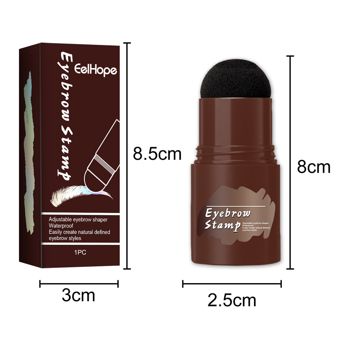 Brow Print Set Quick Brow Makeup Lazy Hairline Powder Repair Natural Waterproof Contouring Shadow - V.I.P Digital Presence