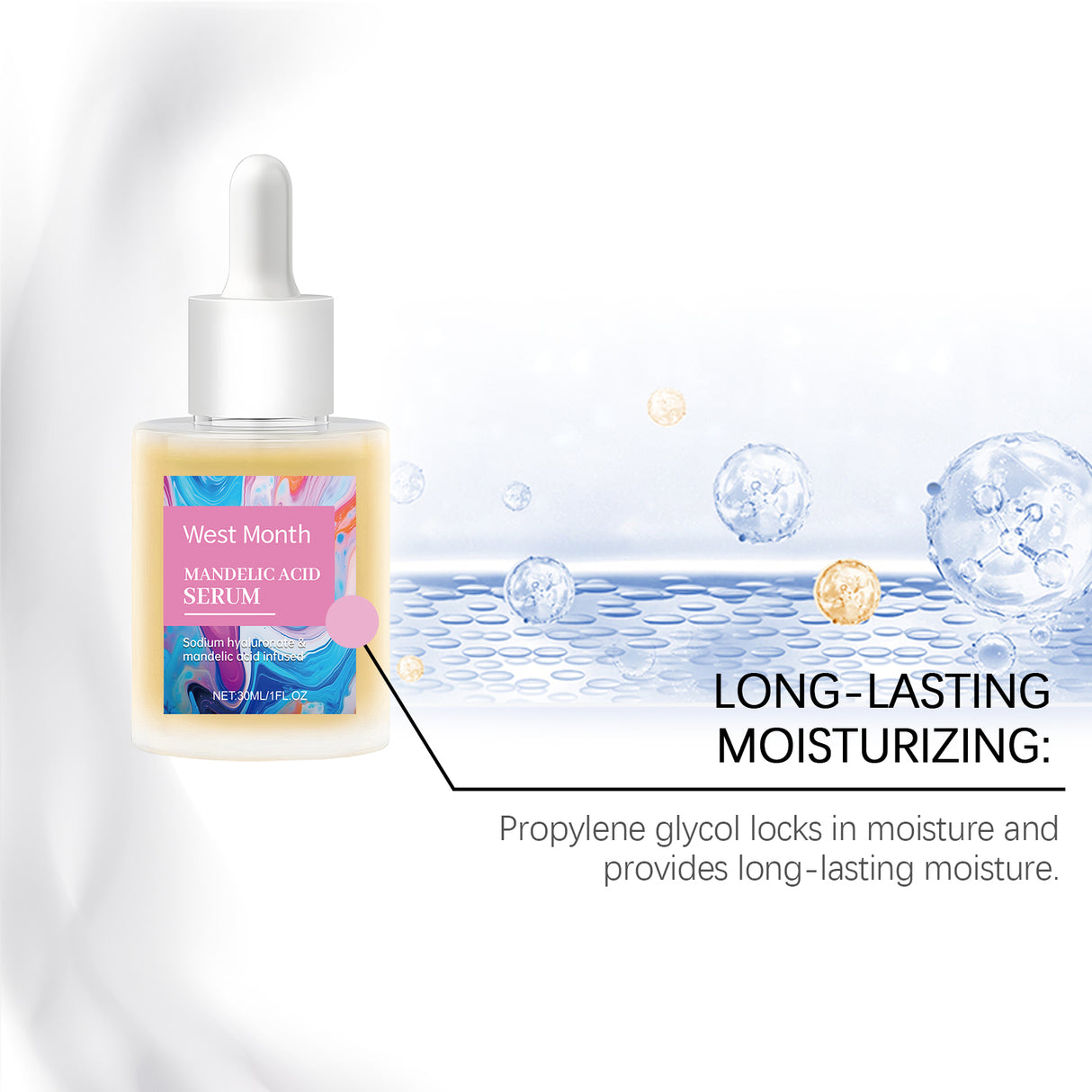 Mandelic Acid Essence, Gentle, Moisturizing And Moisturizing Daily Skin Care Essence - V.I.P Digital Presence