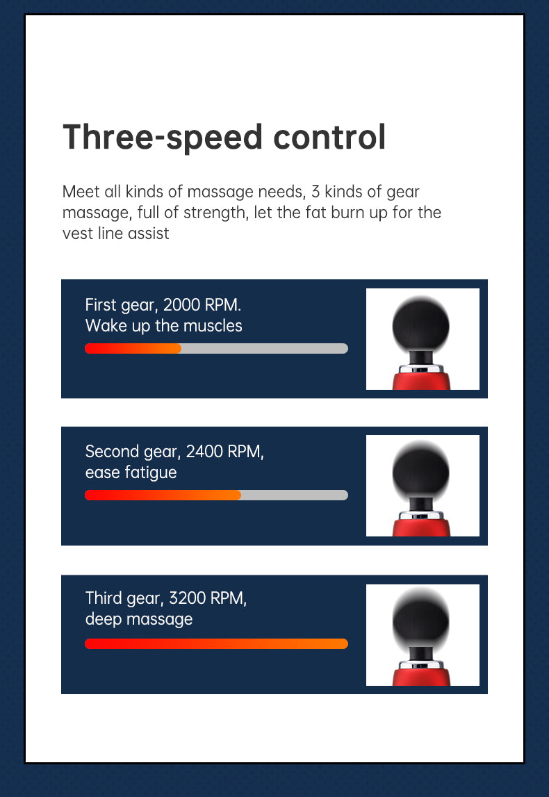 CP-F10 fascia gun muscle massager cervical muscle relaxer electric menstrual gun leg electric - V.I.P Digital Presence