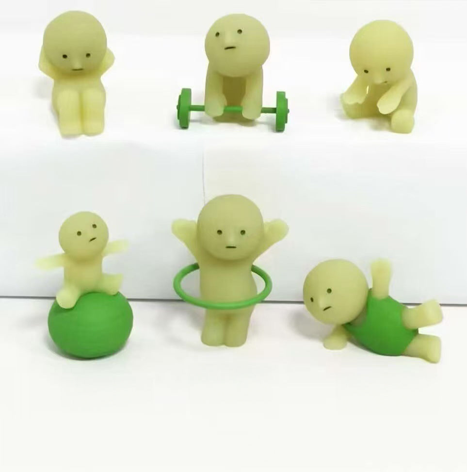 Party Angel Cheek Blind Box Car Ornament Mobile phone Decoration Handmade Anime Doll Finished End Box - V.I.P Digital Presence