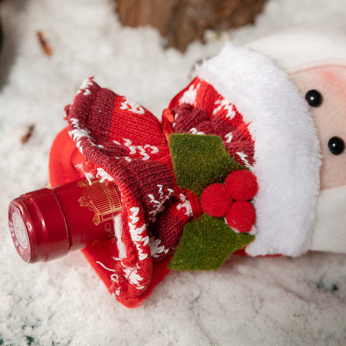 Cartoon Long Leg Elderly Wine Set Creative Christmas Decorations Decoration Home Table Wine Bottle Set - V.I.P Digital Presence