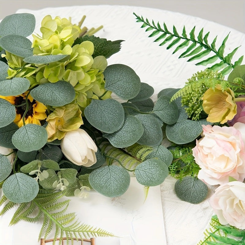 Artificial plants, eucalyptus leaves, festivals, weddings, home decor, DIY wreaths, bouquet accessories. - V.I.P Digital Presence