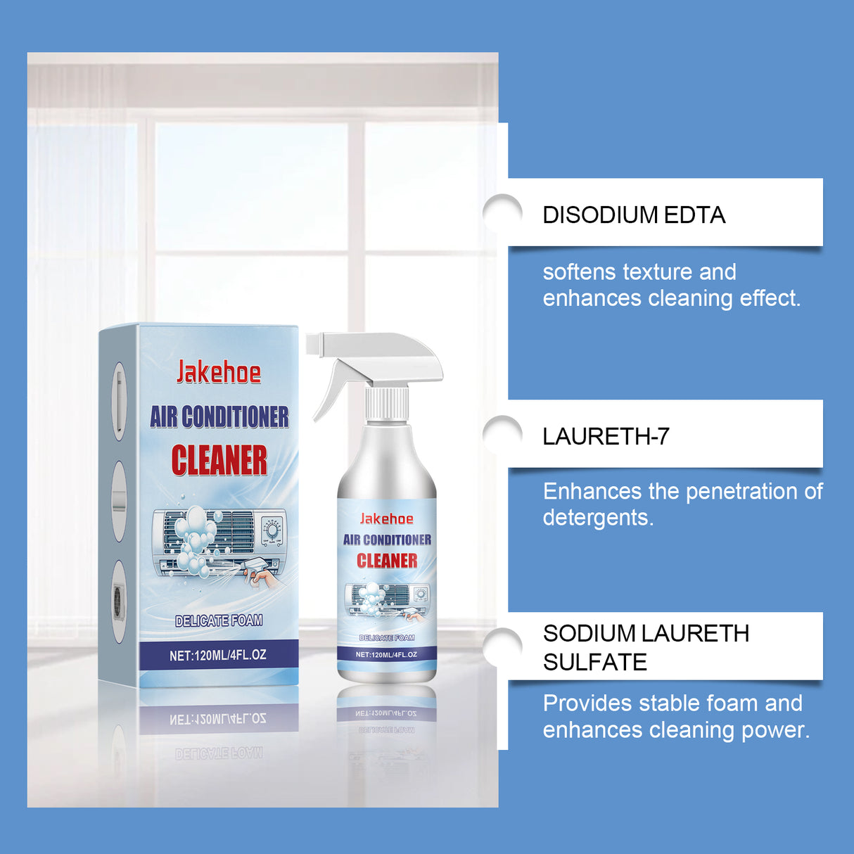 Air Conditioner Cleaner, Household Hanging Cabinet Air Conditioner Decontamination Deodorization Bubble Decontamination Stain Spray - V.I.P Digital Presence