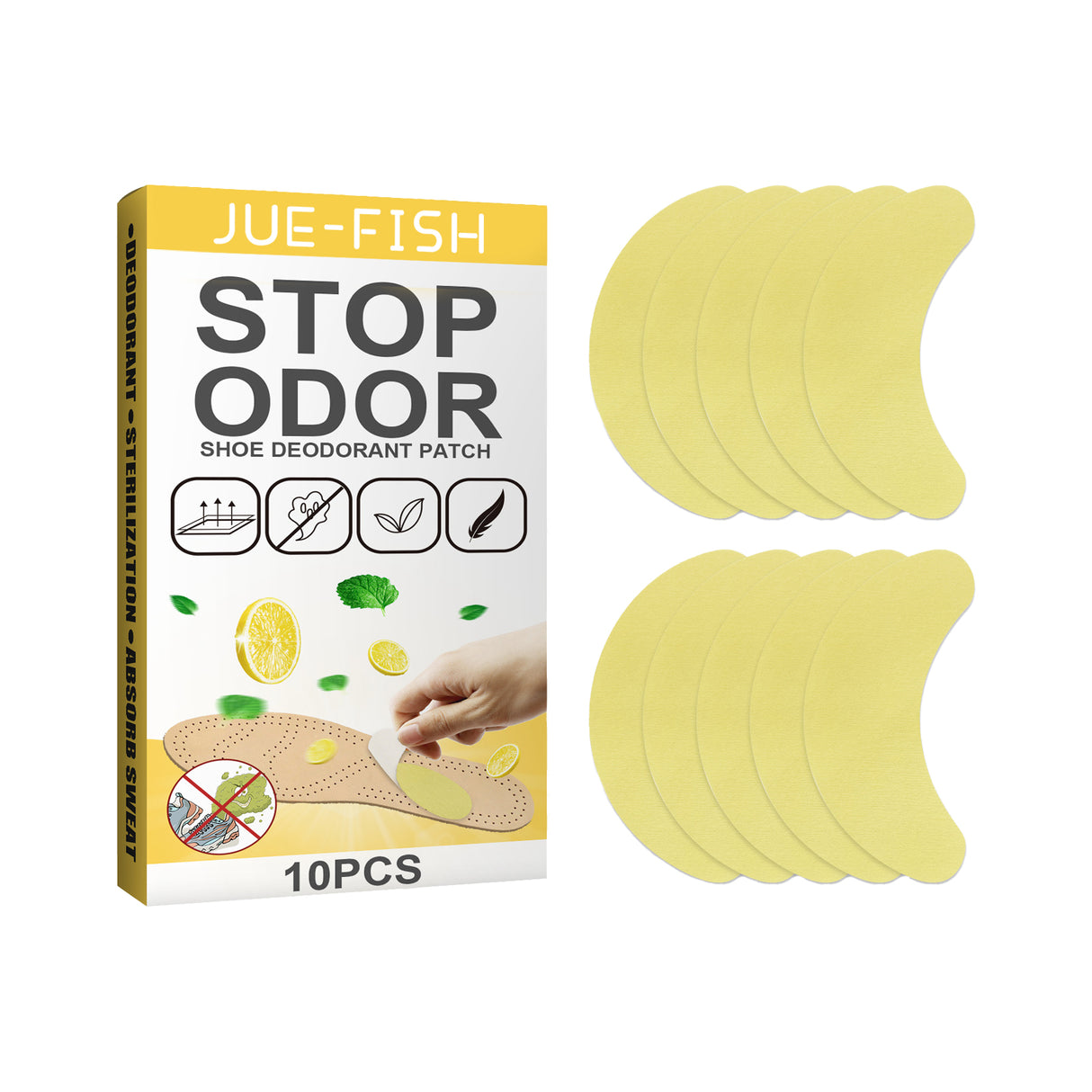 Deodorant Stickers For Shoes, Fresh, Remove Odor And Prevent Foot Odor Foot Sweat Sports Shoes Smelly Insole Sticker - V.I.P Digital Presence