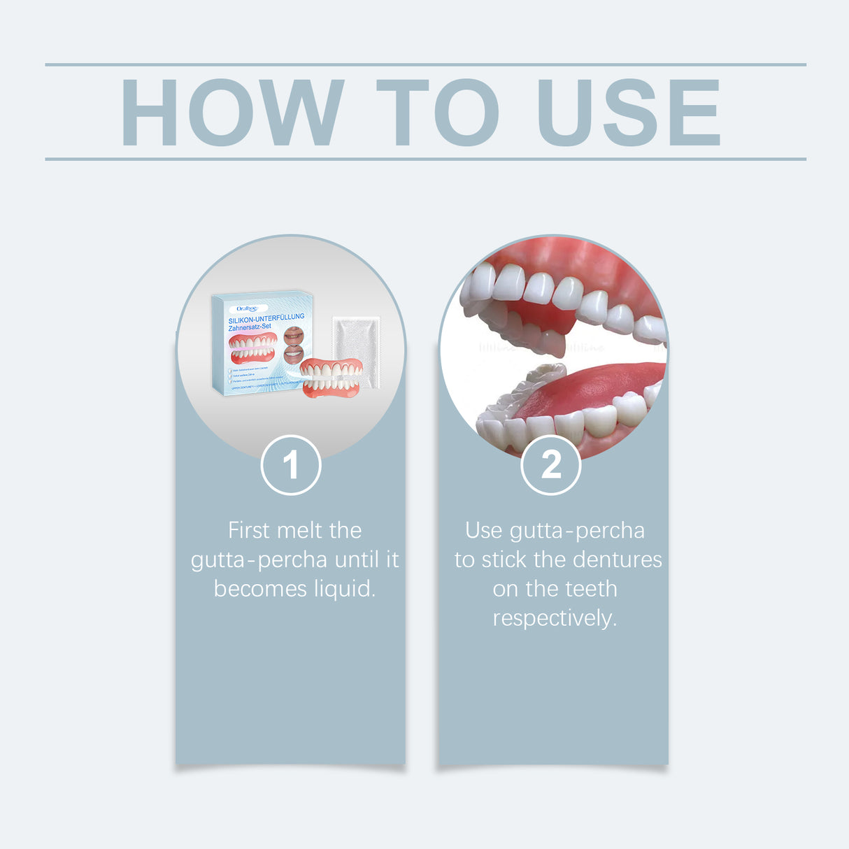Cosmetic Denture Set Enhances Smile Comfort Material Cosmetic Teeth Filling Set - V.I.P Digital Presence